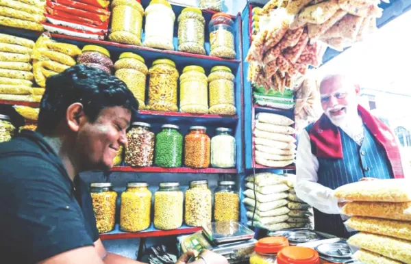 मोदींना झालमुडी खाऊ घालणाऱ्या दुकानदाराला सुरक्षा