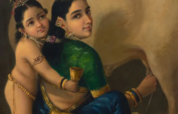 राजा रविवर्मा यांच्या 'यशोदा आणि कृष्ण' चित्राचा नवा जागतिक विक्रम; 167 कोटी रुपयांना विक्री