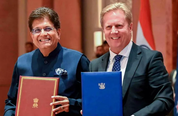 India-New Zealand Free Trade Agreement: Historic FTA Removes Tariffs on 100% of Indian Exports, Boosts Investment and Jobs