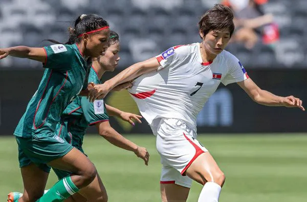 Myong Yu-Jong Leads North Korea to AFC Women's Asian Cup Quarterfinals With 5-0 Win Over Bangladesh