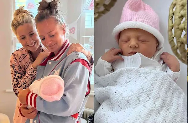 Danni Wyatt-Hodge and Wife Georgie Welcome Baby Girl Daisy James Wyatt-Hodge