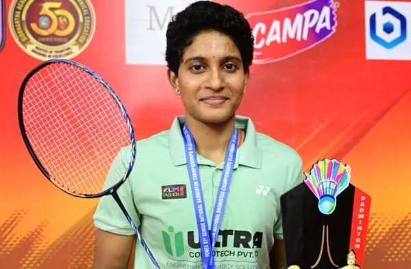 Charishma Tamiri, Rithvik Sanjeevi Crowned Singles Champions at Senior National Badminton Championships