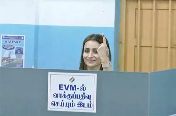 Trisha Krishnan Sparks Buzz With Voting Post