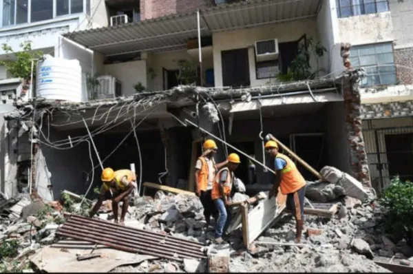 Chandigarh Housing Board begins demolition drive, protests erupt in Sector 45