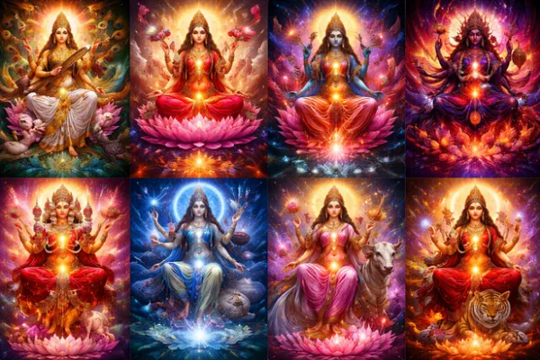 9 Days, 9 Goddesses, 9 Hidden Chakras You Never Knew