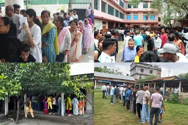 Voter Turnout in Assam Reaches 59.63% by 1 PM; Kamrup Metro Lags Behind at 49.47%