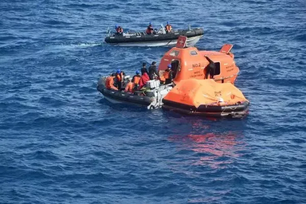 9 Indians among 14 crew members rescued by Sri Lankan Navy from distressed merchant vessel