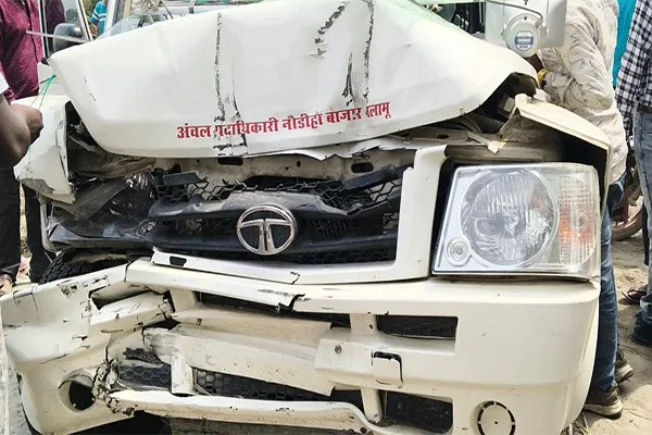 पलामू: NH-139 पर सड़क हादसा, नौडीहा बाजार के अंचल अधिकारी घायल