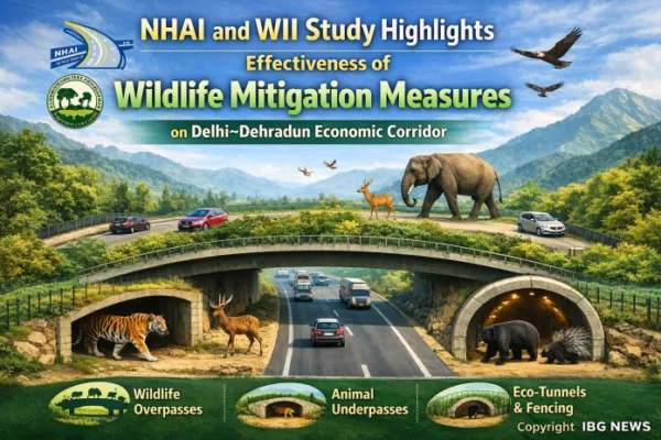 NHAI and WII Study Highlights Effectiveness of Wildlife Mitigation Measures on Delhi-Dehradun Economic Corridor