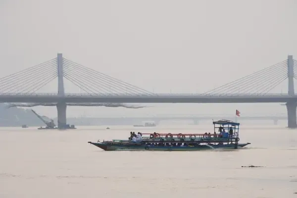 10-min trip via Kumar Bhaskar Barma Setu Replaces Ferry Routine, Operators Face Uncertain Road Ahead