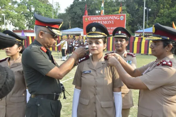 COMMISSIONING CEREMONY OF BSc NURSING CADETS - BATCH XII COLLEGE OF NURSING, COMMAND HOSPITAL, (EC)