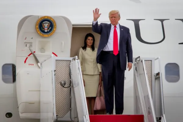 Trump Lands In China With $16 Trillion Of CEO Power - And One Big Ask For Xi