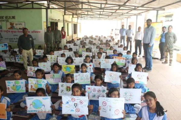 ଜାତୀୟ ସୁରକ୍ଷା ମାସ ସଚେତନତା ଉପରେ ଚିତ୍ରାଙ୍କନ ପ୍ରତିଯୋଗିତା ଅନୁଷ୍ଠିତ