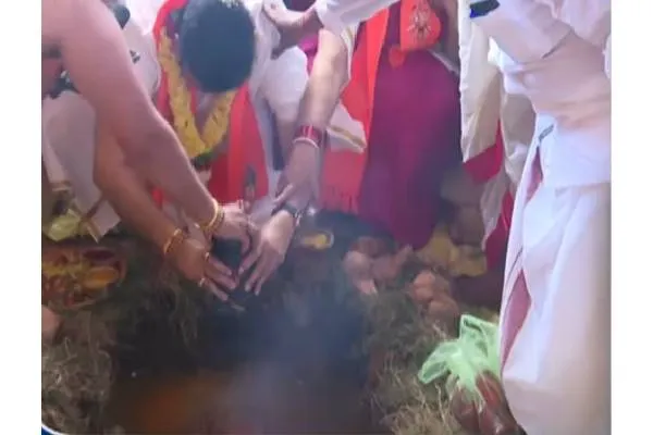 ఆకివీడు రామాలయం భూమిపూజ పూర్తి!