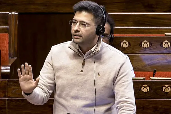 आपकडून उपनेतेपदावरून राघव चड्ढा यांची हकालपट्टी