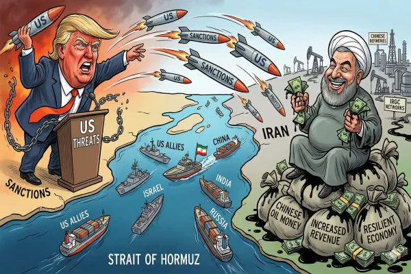 Trump Talks Tough, Iran Gets Richer