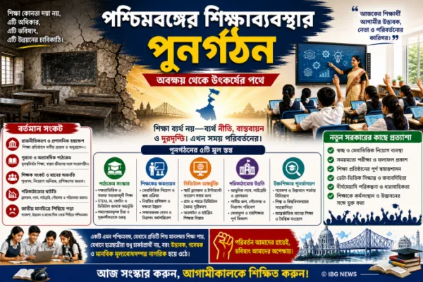 নতুন সরকারের কাছে শিক্ষাব্যবস্থার পুনর্গঠনের প্রত্যাশা: পশ্চিমবঙ্গ কোন পথে এগোবে?