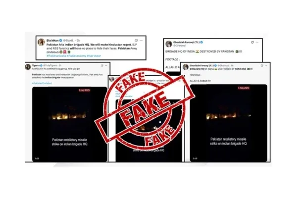 Government Debunks False Social Media Claims Of Indian Brigade HQ Destruction