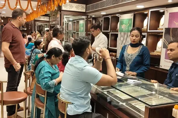 Guwahati's Jewellery Markets Witness Steady Footfall on the Occasion of Akshay Tritiya