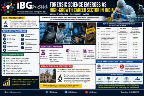 Forensic Science Emerges as a High-Growth Career Sector in India