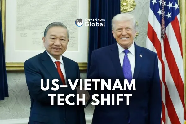 Trump Meets Vietnam Leader, Signals Tech Access Shift