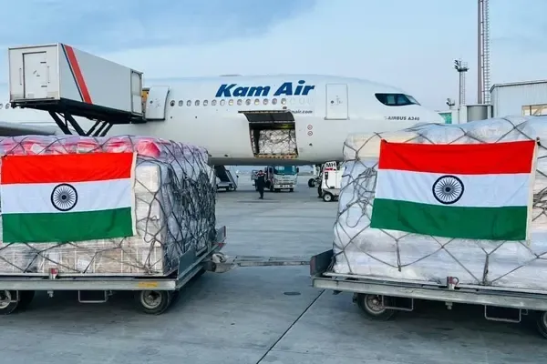 India Delivers Humanitarian Aid to Flood and Earthquake-Hit Afghanistan
