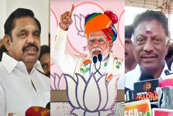 மோடி சர்ச்சை பேச்சு : எடப்பாடி, பன்னீர் ரியாக்சன் என்ன?