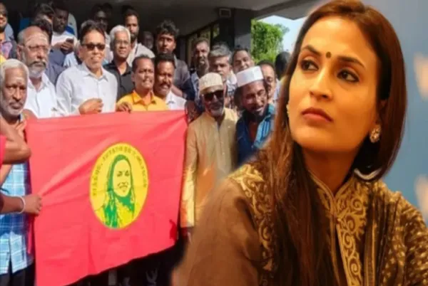 புது கொடியுடன் ரசிகர் படை : அரசியலுக்கு வருகிறாரா ஐஸ்வர்யா ரஜினிகாந்த்?