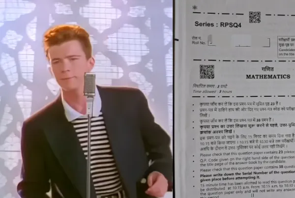 Rickrolled: CBSE's Class 12 Mathematics Paper Sends to Students to Prank Video
