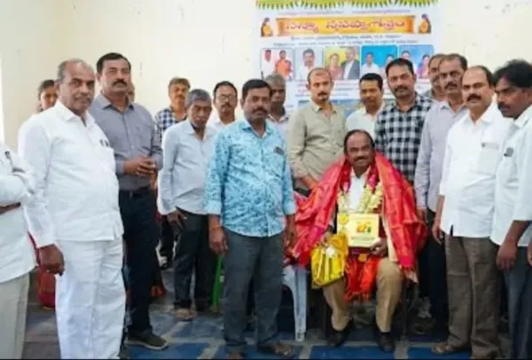 అనంతపురంలో ఆర్. శ్రీనివాసులకు ఘన సన్మానం