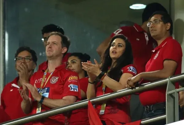 Preity Zinta keeps spirit high even after defeat against RR, gives flying kiss to fans who travelled from Canada