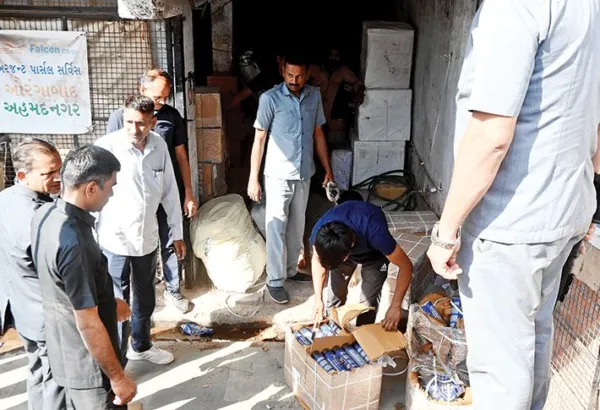 Explosion outside cargo office sparks bomb panic in PaldiIncident outside Falcon Travels office triggers bomb attack fear