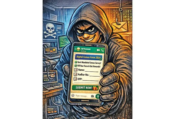 Fraudsters target Guj with fake digital census APK filesWith govt pausing census work for polls, malicious APK files being circulated on WA; cops warn against suspicious links