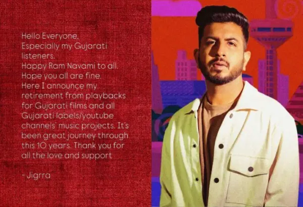Singer Jigardan Gadhavi bids farewell to Gujarati industry, announces retirement after 10 years of Journey