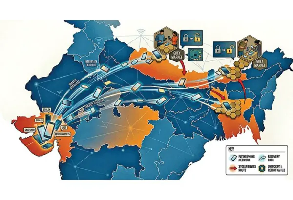 Stolen phones end up across borders300 recovered phones returned to owners; most stolen phones end up in Nepal, B'desh