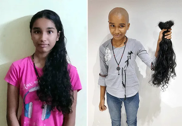 ಮಂಗಳೂರು: ಕ್ಯಾನ್ಸರ್ ರೋಗಿಗಳಿಗೆ ಕೇಶದಾನ ಮಾಡಿದ 11 ವರ್ಷದ ಡಿಲ್ನಾ