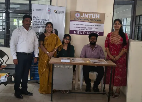 JNTUHలో జర్మనీ ఎడ్యుకేషన్‌పై ప్రత్యేక హెల్ప్ డెస్క్ ఏర్పాటు