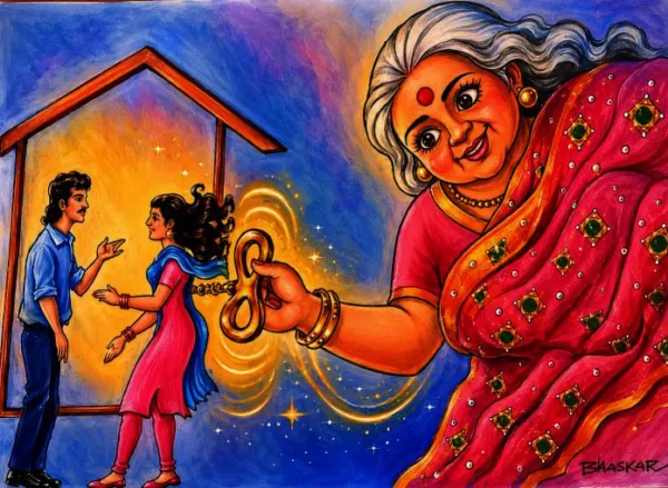 అమ్మాయి ఆలోచించగలదు.