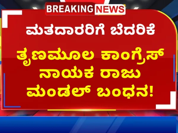 ಮತದಾರರಿಗೆ ಬೆದರಿಕೆ ಹಾಕಿದ ತೃಣಮೂಲ ಕಾಂಗ್ರೆಸ್ ನಾಯಕ ರಾಜು ಮಂಡಲ್ ಬಂಧನ!