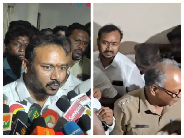 சேலம் பாஜக மாவட்ட தலைவர் வீட்டில் ஐடி ரெய்டு: நிர்வாகிகள் வாக்குவாதம்!