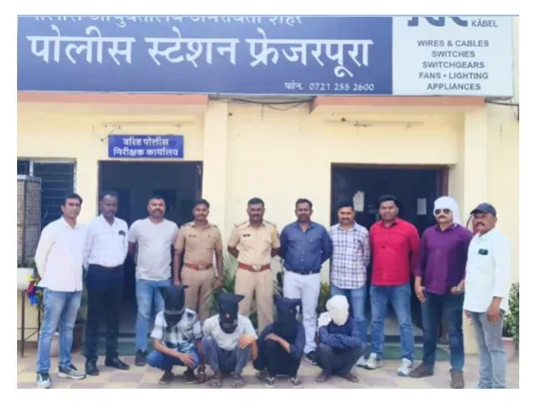 घर में घुसकर पिता-पित्र की हत्या का प्रयास करने वाले 4 आरोपी गिरफ्तार