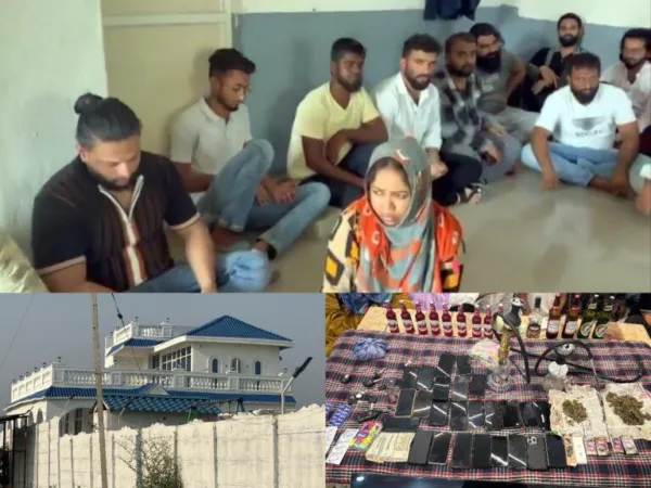 Illegal Mujra Party Busted in Moinabad Farm House