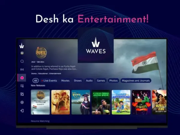 Waves OTT: Free Streaming Platform Launched in India