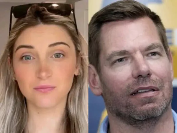 Who is Ally Sammarco? Influencer at centre of Eric Swalwell row gets backing from Adam Parkhomenko