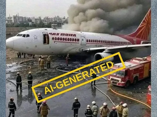 Cashing on Air Crash Tragedy: Fake AI Images?