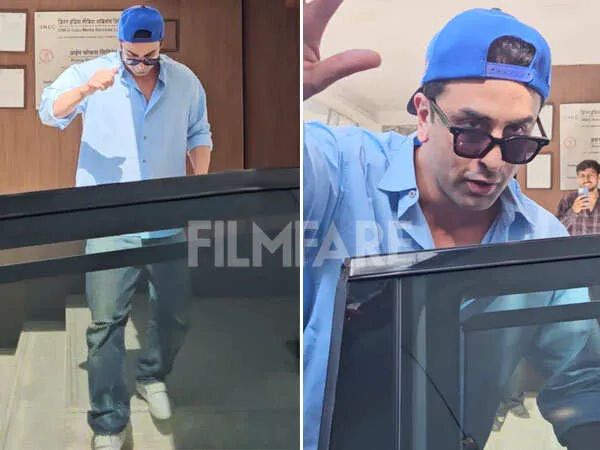 Photos: Ranbir Kapoor Steps Out Post Meeting Ramayana Producer Namit Malhotra