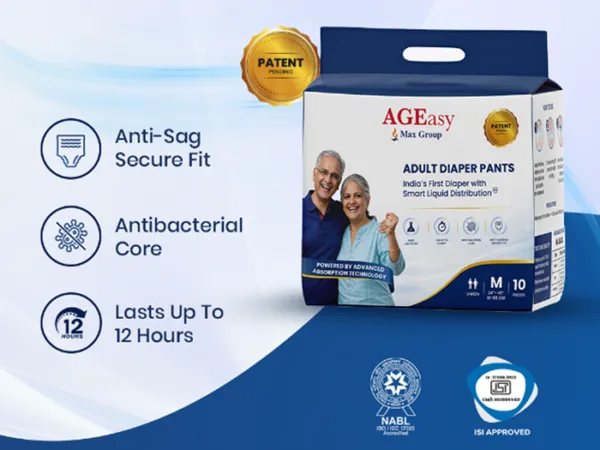 AGEasy Introduces India's First* Adult Diaper Pants with Smart Liquid Distribution™ Technology
