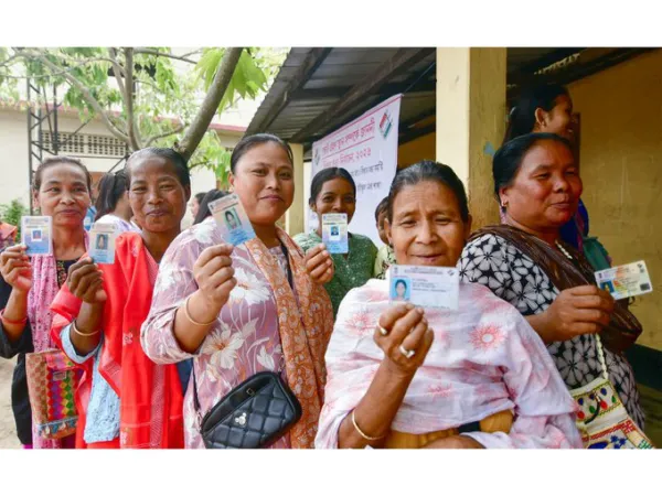 Nagaland surges past 59% voter turnout by 1 PM in Assembly bypoll, Tripura crosses 50% mark