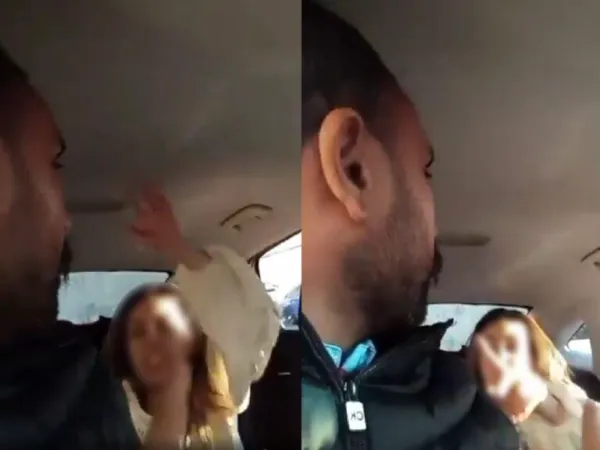 Viral Video: Drunk Woman Assaults Poor Cab Driver