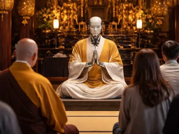 This temple in Japan has an AI monk, and yes, it's giving sermons